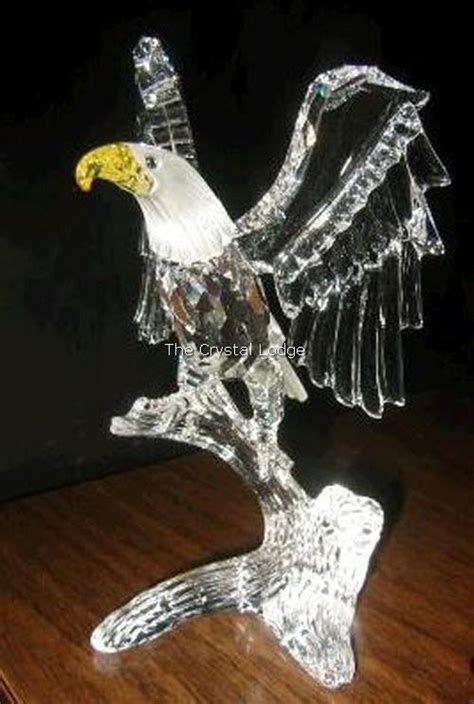 Swarovski Crystal Bald Eagle Mint Boxed Retired Rare For Sale