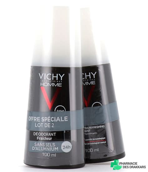 Déodorant spray ultra frais 24h Vichy Homme