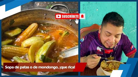 Sopa de patas o de Mondongo una delicia Salvadoreña YouTube