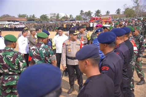 Ribuan Personel Siaga Amankan Kunjungan Presiden Jokowi