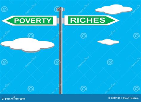 Riches And Poverty Stock Vector Illustration Of Background 6344944