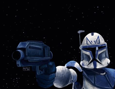 My fan art of captain Rex. : r/clonewars