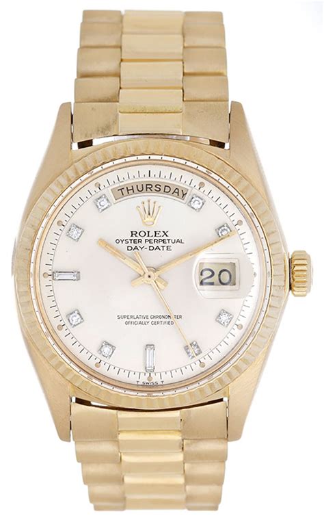 Rolex President Day Date 1803 Rare Factory Diamond Dial