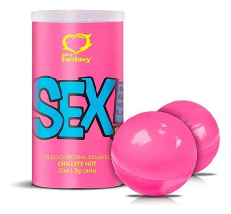 Bolinha Explosiva Chiclete Hot Lubrificante Sexshop Frete grátis