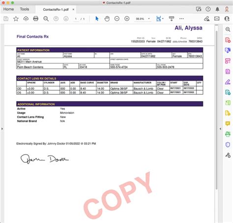 Complying With The Contact Lens Rule Using Eyefinity Ehr