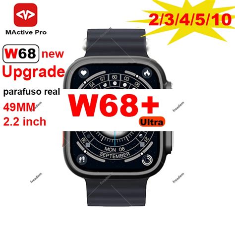 Smart Watch Ultra W68 Plus Ultra 49mm Bluetooth Call NFC GPS Tracking