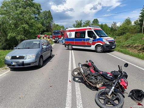 Daliowa Wypadek Z Udzia Em Motocyklisty