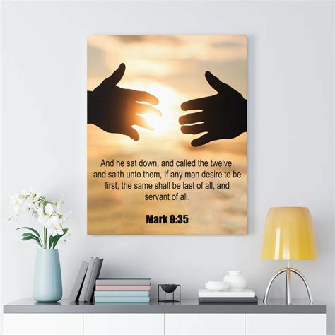 Trinx Scripture Canvas Servant Of All Mark 935 Christian Wall Art