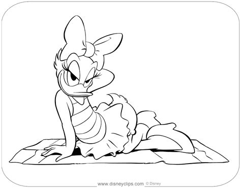 54 Printable Daisy Duck Coloring Pages