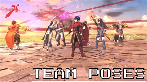 Super Smash Bros Ultimate Team Victory Poses Youtube