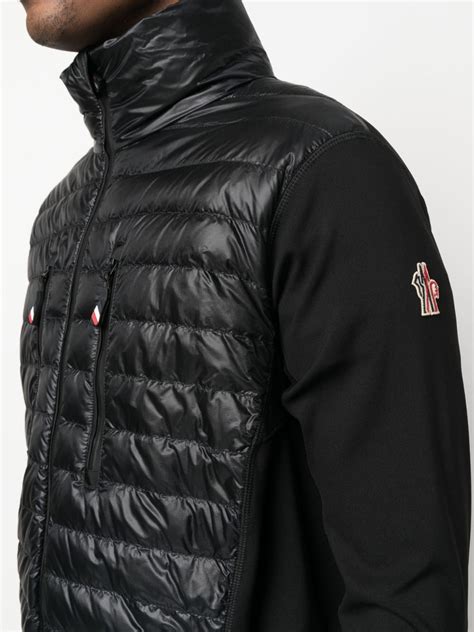 Moncler Grenoble High Neck Padded Jacket Black FARFETCH