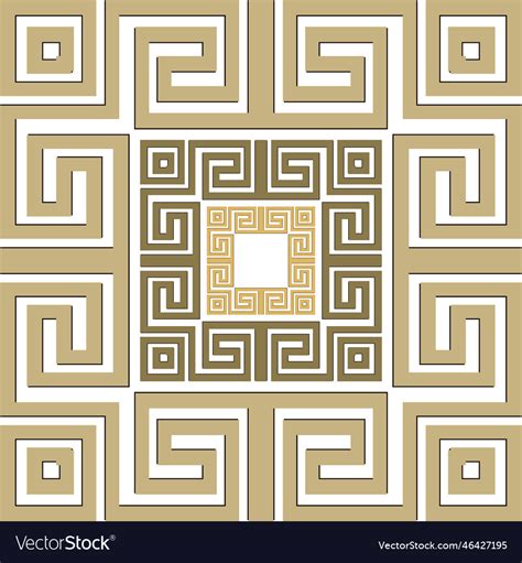 Greek ornamental geometric seamless pattern Vector Image