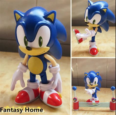 Pcs Japan Anime Sonic The Hedgehog Juguetes Gsc Sonic Nendoroid Cm