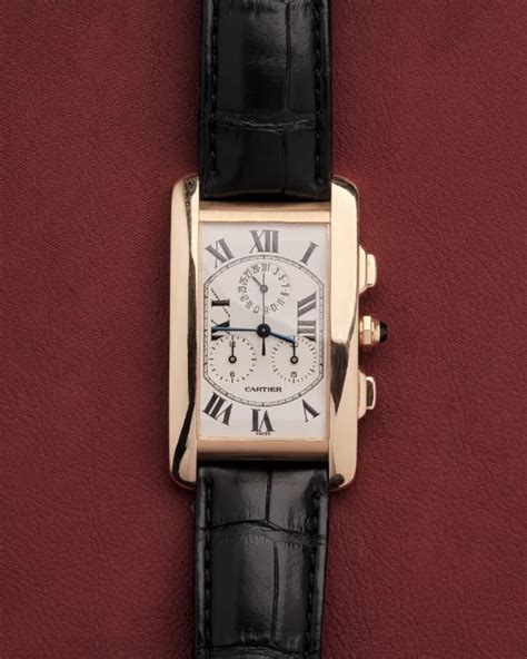 Cartier Tank Américaine Chronoflex 1730 Gaillard Watches