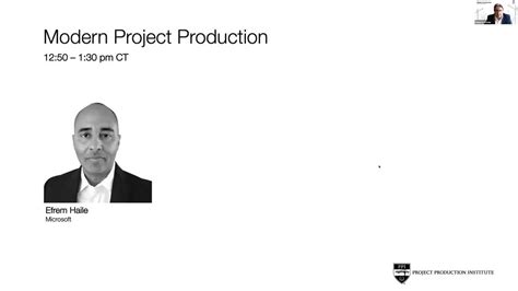 Modern Project Production Project Production Institute