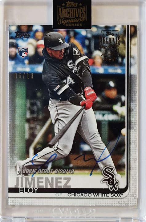 Mlb Topps Archives Signature Series Jimenez Eloy Autographed