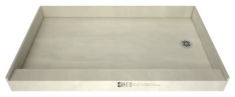 redi base      single curb shower pan   drain