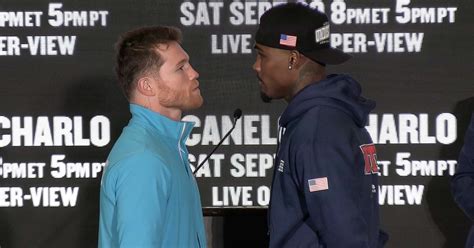 Canelo Vs Charlo Face Offs Video Mmaweekly Ufc And Mma News