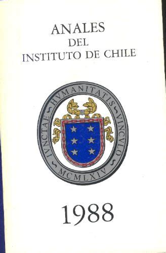 Anales Del Instituto De Chile Año 1988 Cuotas Sin Interés