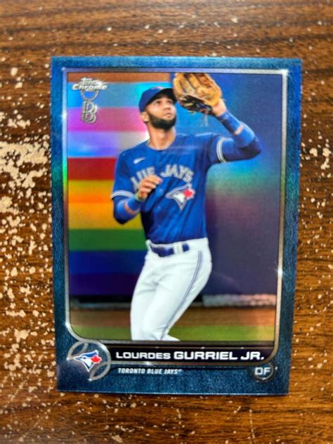 Topps Chrome Ben Baller Edition Blue Refractor Lourdes