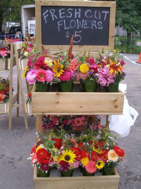 110 Flower Booth Ideas Flower Shop Planting Flowers Farmers Market