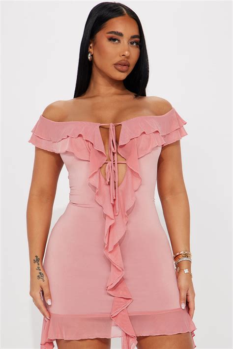 Millie Hart Mini Dress Mauve Fashion Nova Dresses Fashion Nova