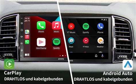 Atoto A Pf Doppel Din Android Autoradio Wireless Carplay Kabellos