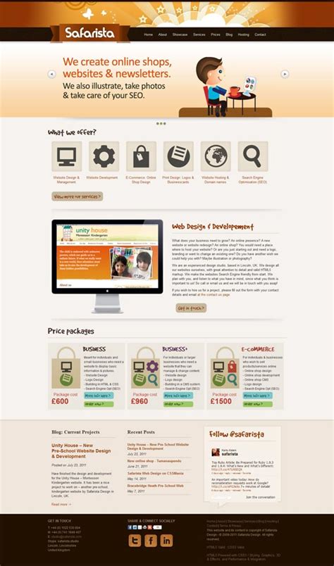 Safarista Web Design Folio Focus