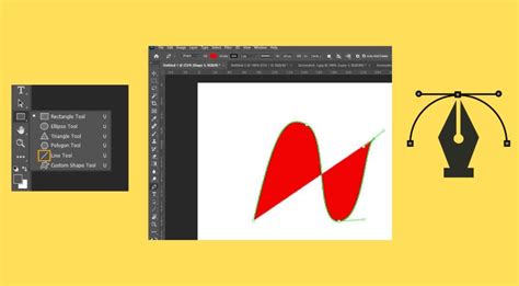 How to draw curved line photoshop | Clipping Photo Experts