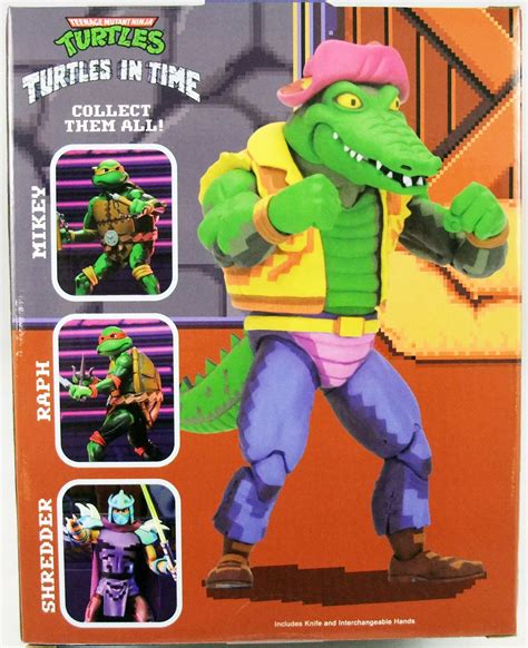 Teenage Mutant Ninja Turtles Neca Turtles In Time Leatherhead