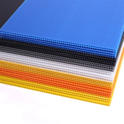 Pp Hollow Fluted Corrugated Plastic Coroplast Transparent Sheet For