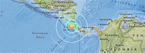 Strong And Shallow M6 5 Earthquake Hits Costa Rica The Watchers