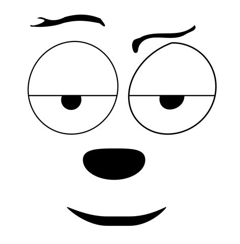 Clipart - Face of a dog