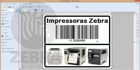 Zebra Mestre Como Imprimir Uma Etiqueta O Zebra Designer