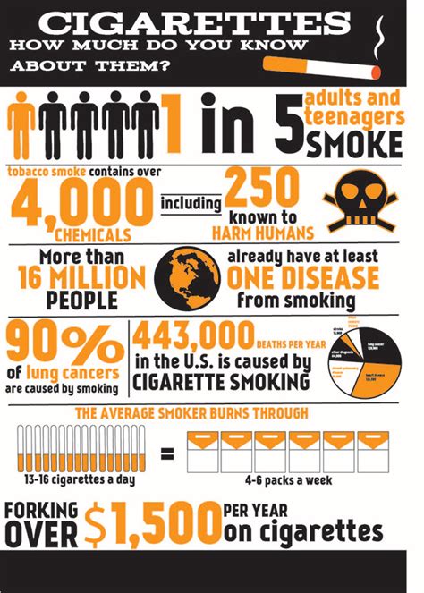 Cigarette Infographic On Behance