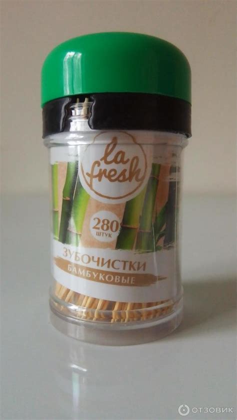 Отзыв о Зубочистки бамбуковые La fresh | Оттенок качество я Вам скажу.