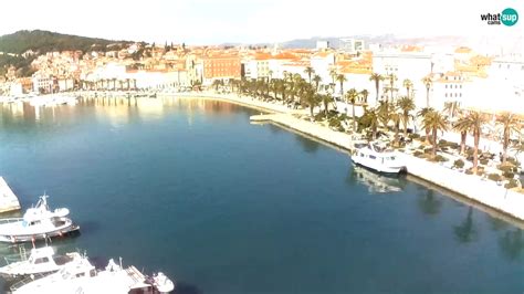 Webkamera Split View Of Split Riva Chorvatsko