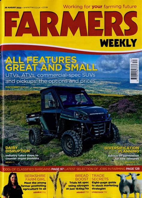 Farmers Weekly Magazine Subscription Buy At Uk Agriculture