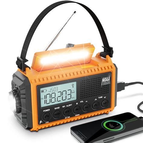 Buy Emergency Radio Digital Weather Radio With Am Fm Noaa Sw Sos