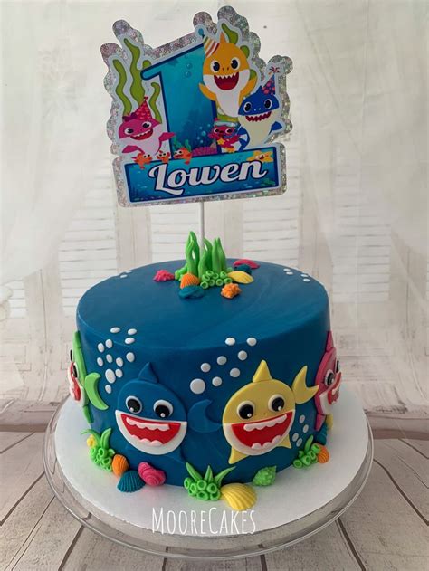 Baby Shark Birthday Cake Shark Birthday Cakes Cake Birthday Cake