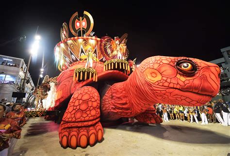 Lights, sequins, samba: Rio carnival at the Sambadrome – in pictures Giant Float, Emoji Costume ...