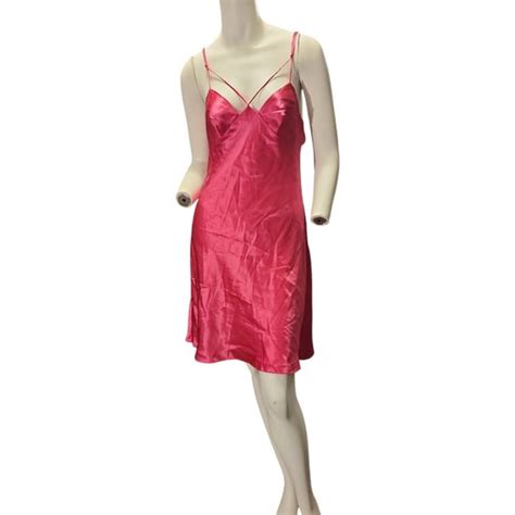 Victoria S Secret Intimates Sleepwear Size Xs Victorias Secret Silk Lingerie Gown Nightie