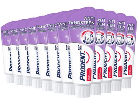 12x Prodent Anti Tandsteen Tandpasta 75 Ml