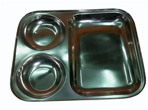 Stainless Steel Compartment Plate At Rs Kg In Mumbai Id