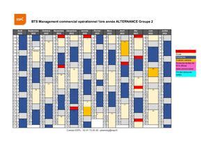 Calaméo Calendrier Bts Mco Alternance 2022 2024 Groupe 2 1