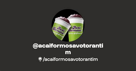 Acaiformosavotorantim Instagram Linktree