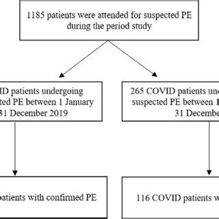 Study Flow Chart Ctpa Computed Tomography Pulmonary Angiogram Pe