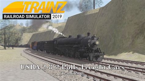 Usra Pulls Freight Cars Trainz Youtube