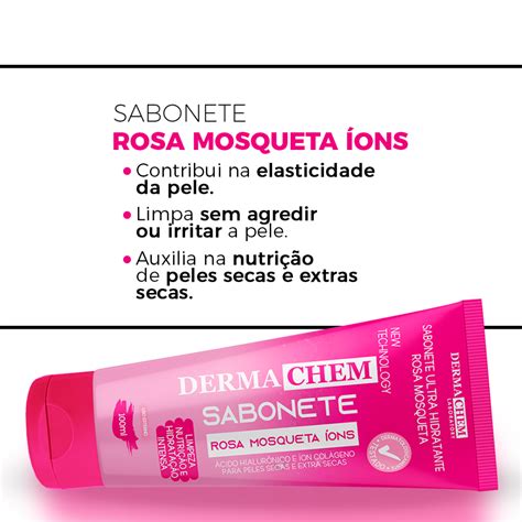 Sabonete Ultra Hidratante Rosa Mosqueta Dermachem 100 ML