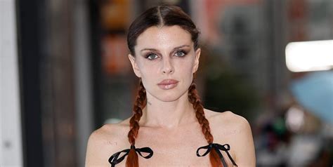 Julia Fox Poses On The Cover Of A Magazine In Her Most Naked Outfit Yet